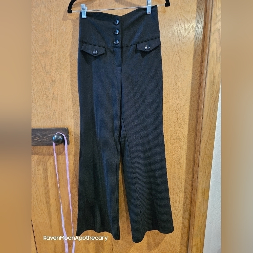 Charlotte Russe Black Flare Dress Pants Medium